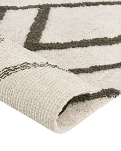 Tappeto YESILKOY Verde scuro 160 x 230 cm Cotone