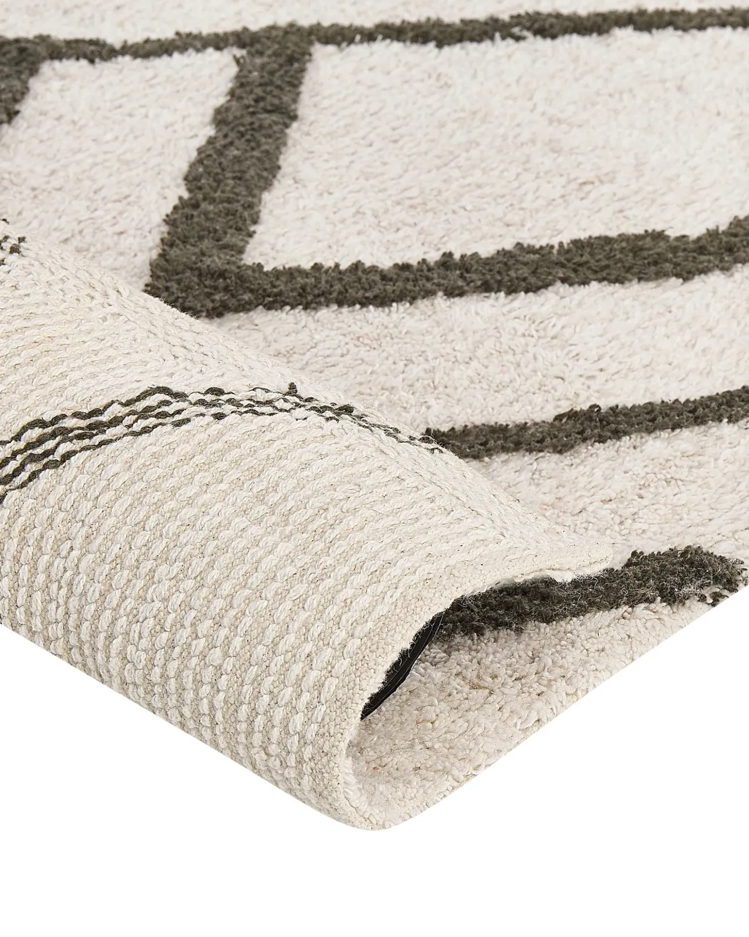 Tappeto YESILKOY Verde scuro 160 x 230 cm Cotone