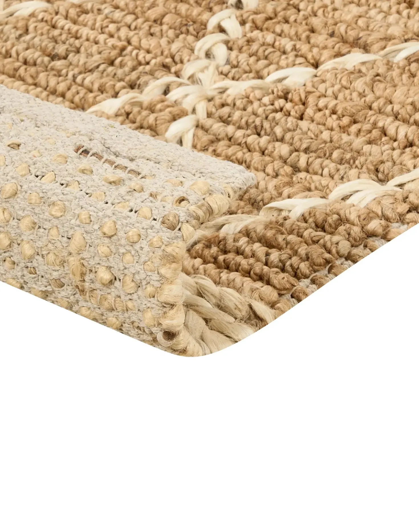 Tappeto ZORAVA Beige 160 x 230 cm Iuta