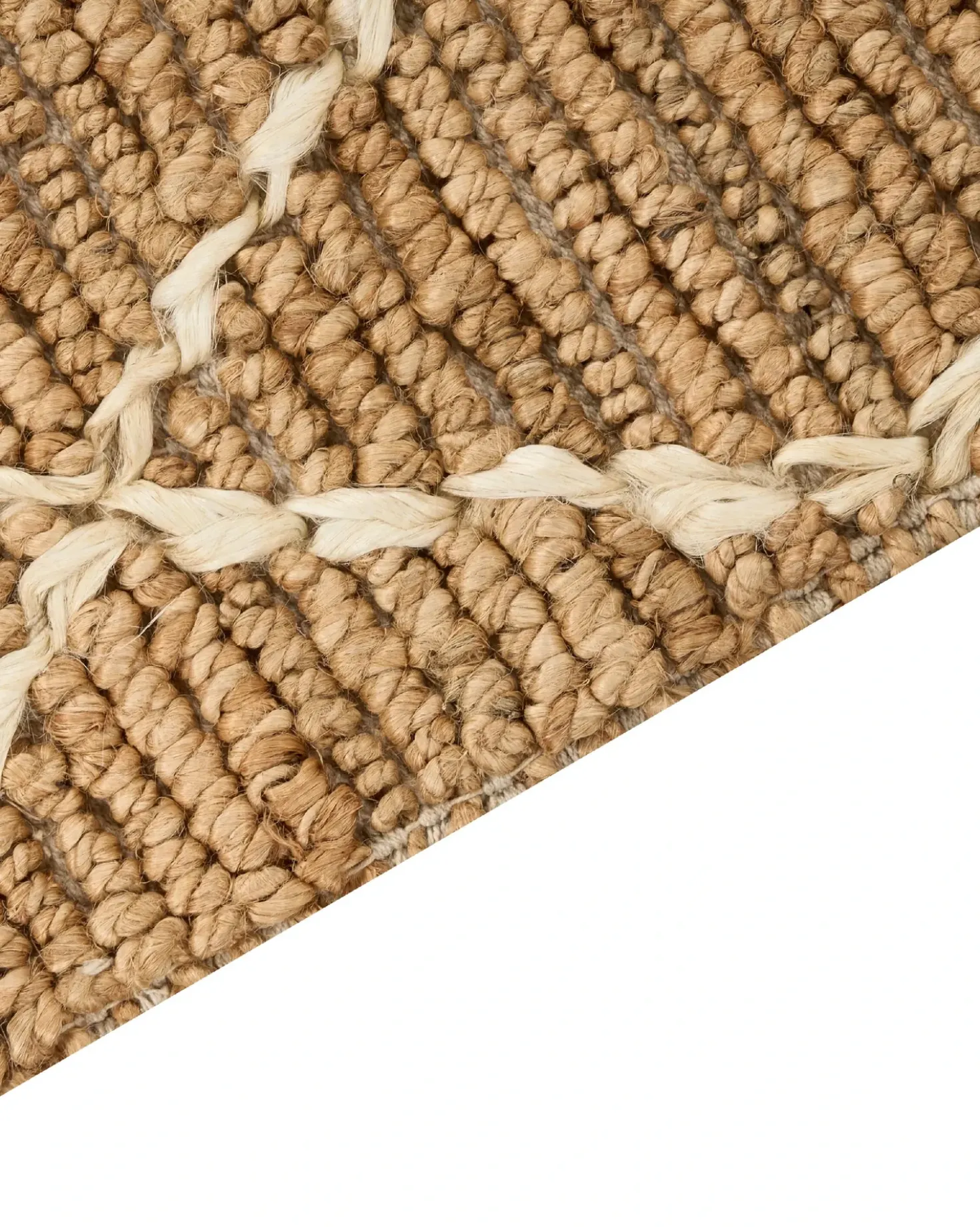 Tappeto ZORAVA Beige 160 x 230 cm Iuta