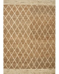 Tappeto ZORAVA Beige 160 x 230 cm Iuta