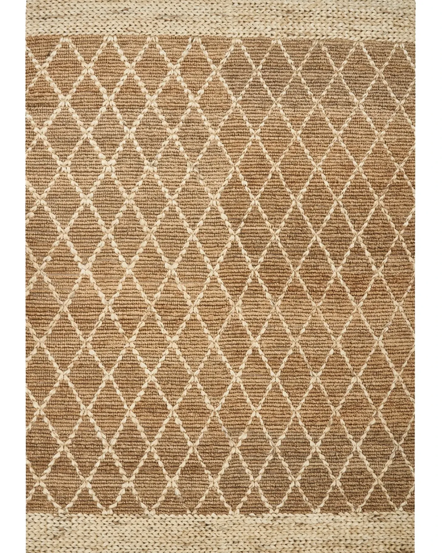 Tappeto ZORAVA Beige 160 x 230 cm Iuta