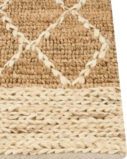 Tappeto ZORAVA Beige 160 x 230 cm Iuta