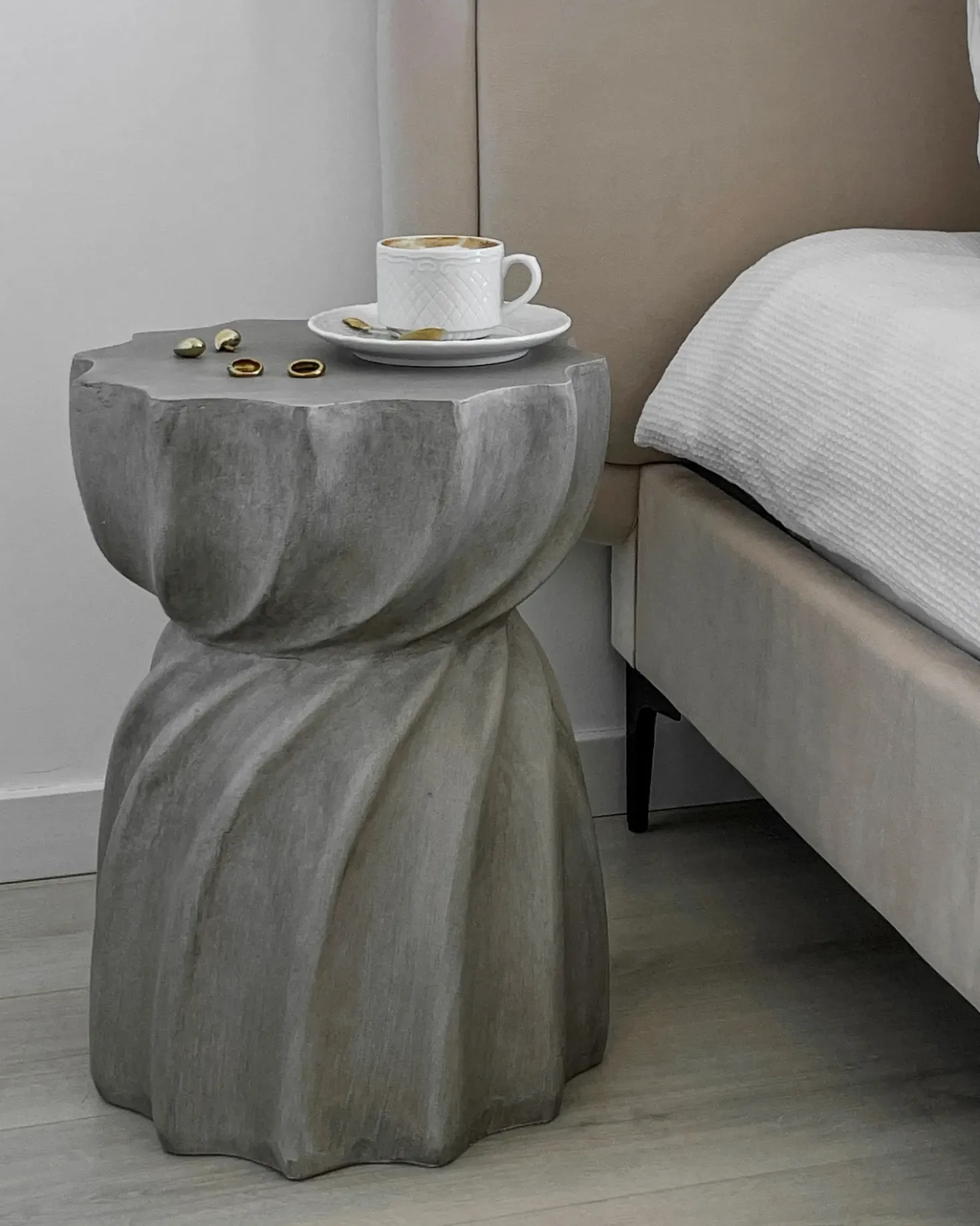 Tavolino ALGUA 35 cm 35 cm Grigio