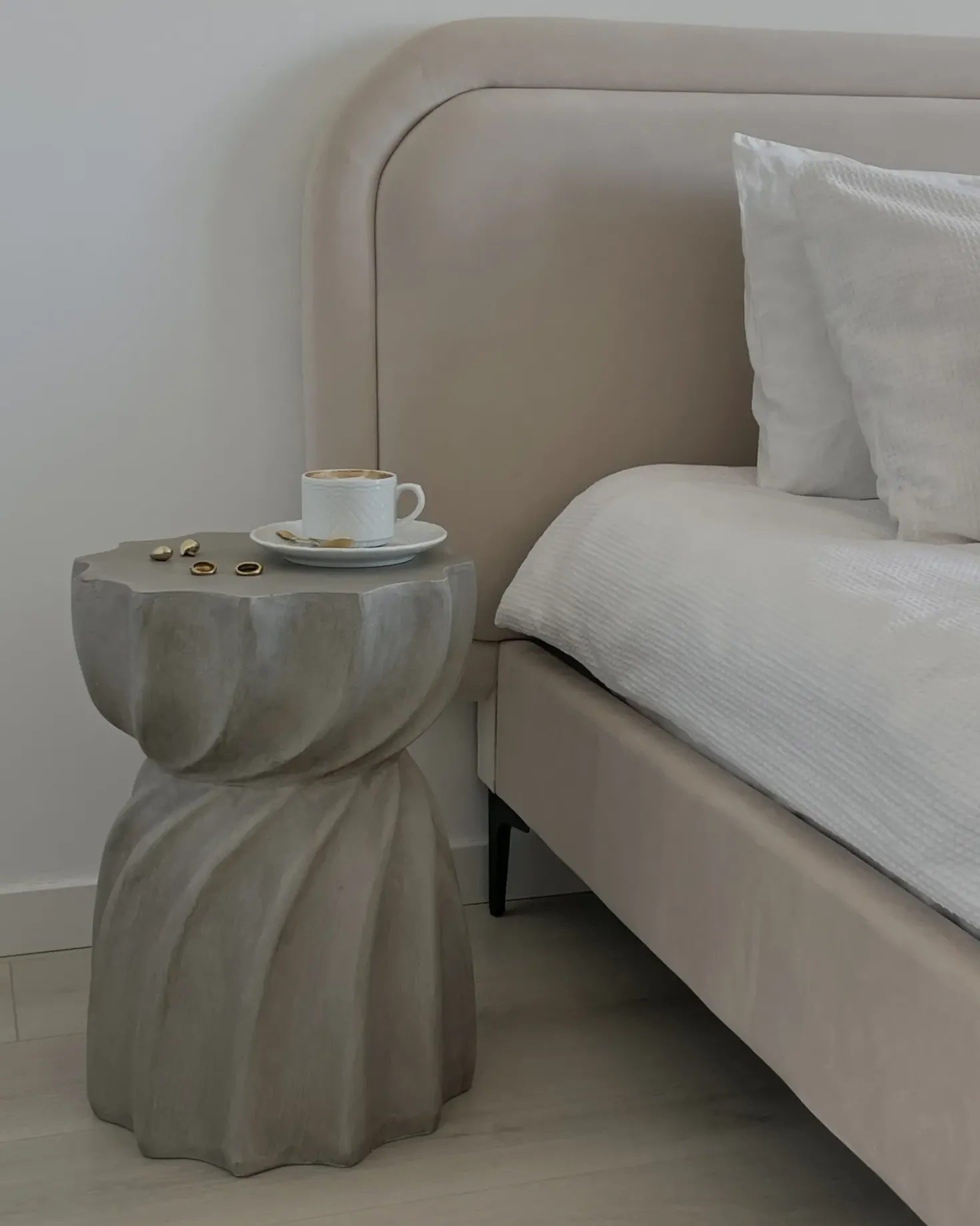 Tavolino ALGUA 35 cm 35 cm Grigio