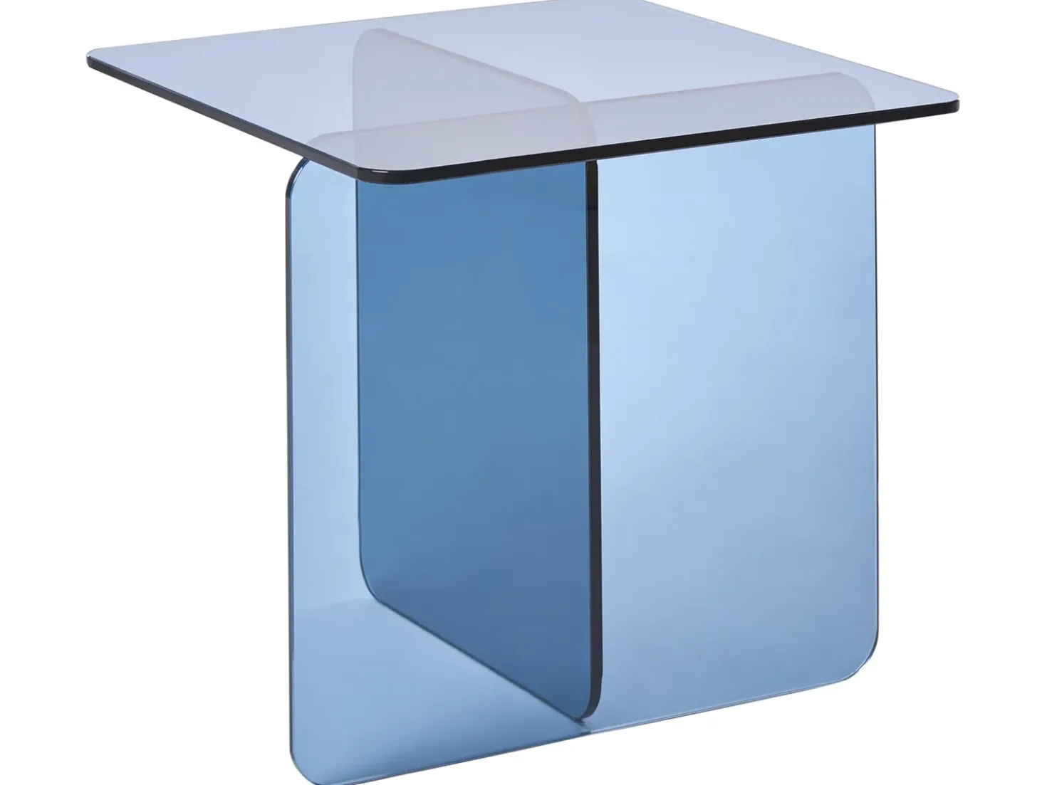 Tavolino AMISK Vetro temperato Blu