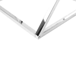 Tavolino BEVERLY Vetro Argento