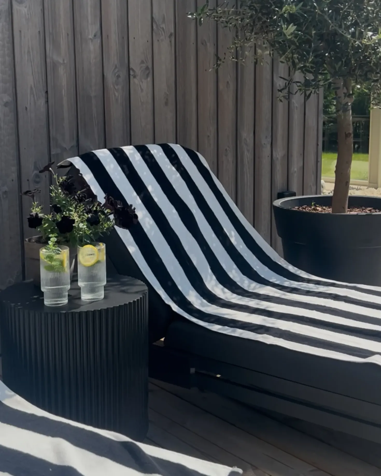 Tavolino BICCARI 38 cm 38 cm Nero