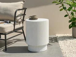 Tavolino BICCARI 38 cm 38 cm Bianco