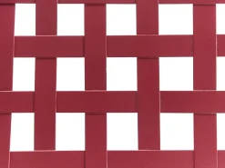 Tavolino Bistrot ALBINIA 70 cm 70 cm Metallo Bordeaux