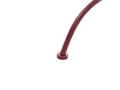 Tavolino Bistrot ALBINIA 70 cm 70 cm Metallo Bordeaux