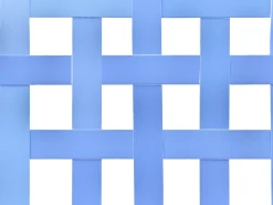 Tavolino Bistrot ALBINIA 70 cm 70 cm Metallo Blu