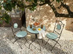 Tavolino Bistrot ANAPO 60 cm 60 cm Metallo Nero
