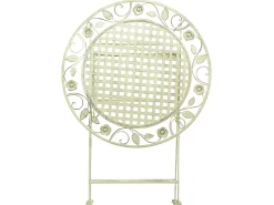 Tavolino Bistrot BIVIO 70 cm 70 cm Metallo Verde chiaro