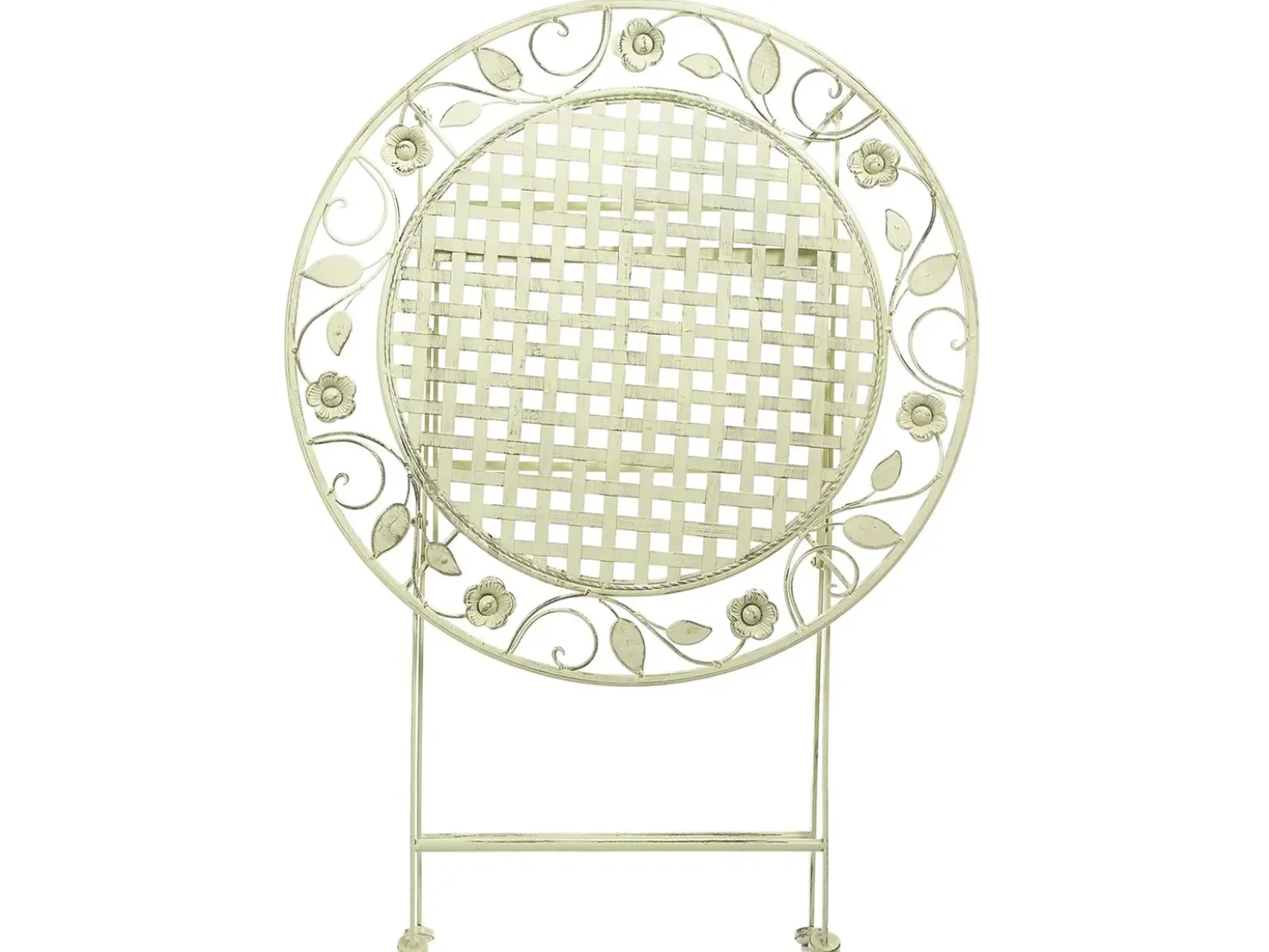 Tavolino Bistrot BIVIO 70 cm 70 cm Metallo Verde chiaro