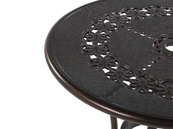 Tavolino Bistrot BOVINO 65 cm 65 cm Metallo Marrone scuro