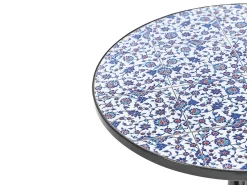Tavolino Bistrot CAMPRENA 60 cm 60 cm Metallo Nero