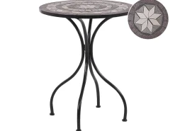 Tavolino Bistrot CARIATI 60 cm 60 cm Nero