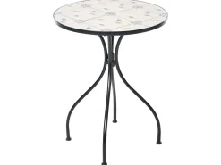 Tavolino Bistrot CARONA 60 cm 60 cm Metallo Nero