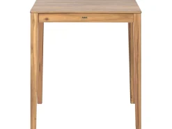 Tavolino Bistrot CHIOGGIA 70 cm 70 cm Legno di acacia certificato Marrone chiaro