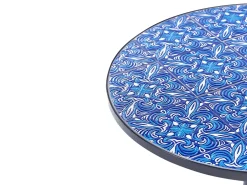 Tavolino Bistrot CIGLIANO 60 cm 60 cm Metallo Nero