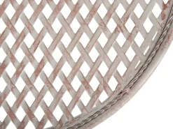 Tavolino Bistrot CILENTO 71 cm 71 cm Metallo Grigio