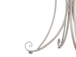 Tavolino Bistrot CILENTO 71 cm 71 cm Metallo Grigio