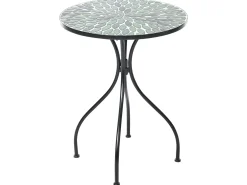 Tavolino Bistrot CIVATE 60 cm 60 cm Metallo Nero