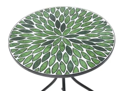 Tavolino Bistrot CIVATE 60 cm 60 cm Metallo Nero