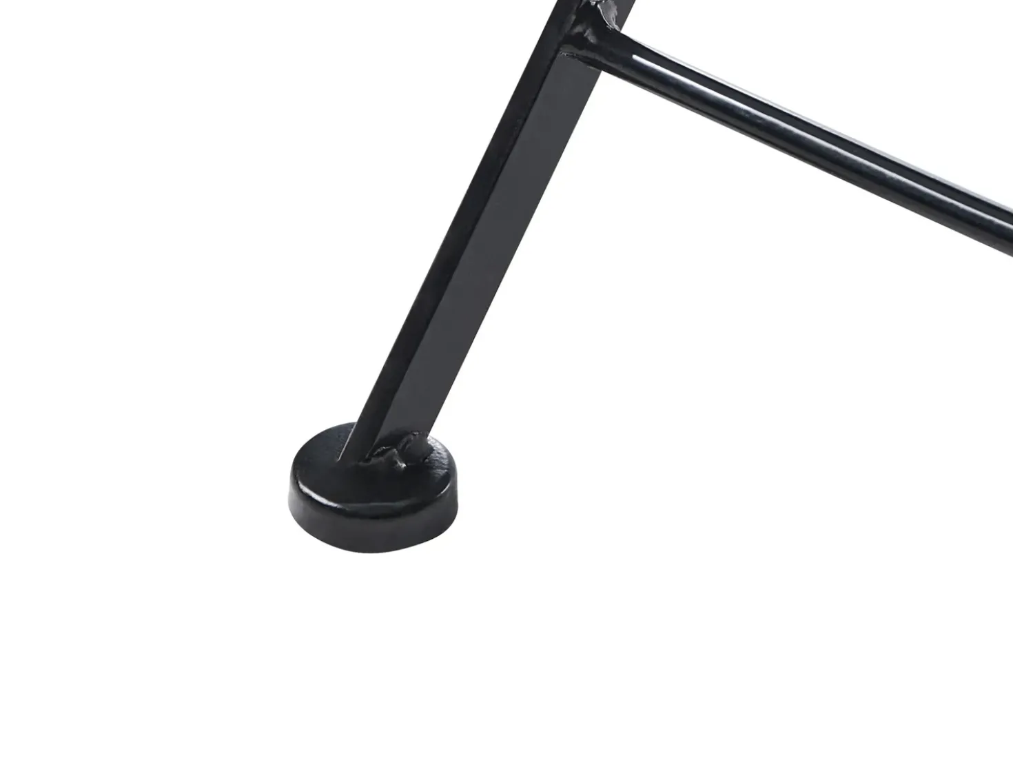 Tavolino Bistrot COLLIO 60 cm 60 cm Metallo Nero
