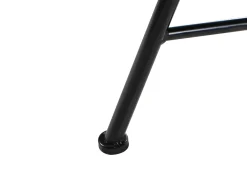 Tavolino Bistrot COMISO 60 cm 60 cm Metallo Nero/Bianco