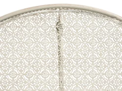 Tavolino Bistrot FOLELLI 80 cm 36 cm Metallo Beige chiaro