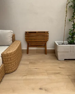 Tavolino Bistrot OSIGO 44 cm 70 cm Legno d'acacia Marrone