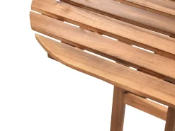 Tavolino Bistrot OSIGO 44 cm 70 cm Legno d'acacia Marrone