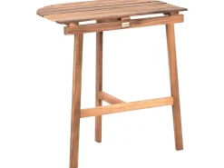 Tavolino Bistrot OSIGO 44 cm 70 cm Legno d'acacia Marrone