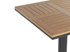 Tavolino Bistrot PALMI 60 cm 60 cm Simil legno Marrone