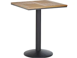 Tavolino Bistrot PALMI 60 cm 60 cm Simil legno Marrone