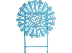 Tavolino Bistrot PAVIA 71 cm 71 cm Metallo Blu