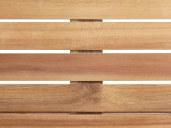 Tavolino Bistrot PROSSEDI 60 cm 60 cm Legno d'acacia Marrone