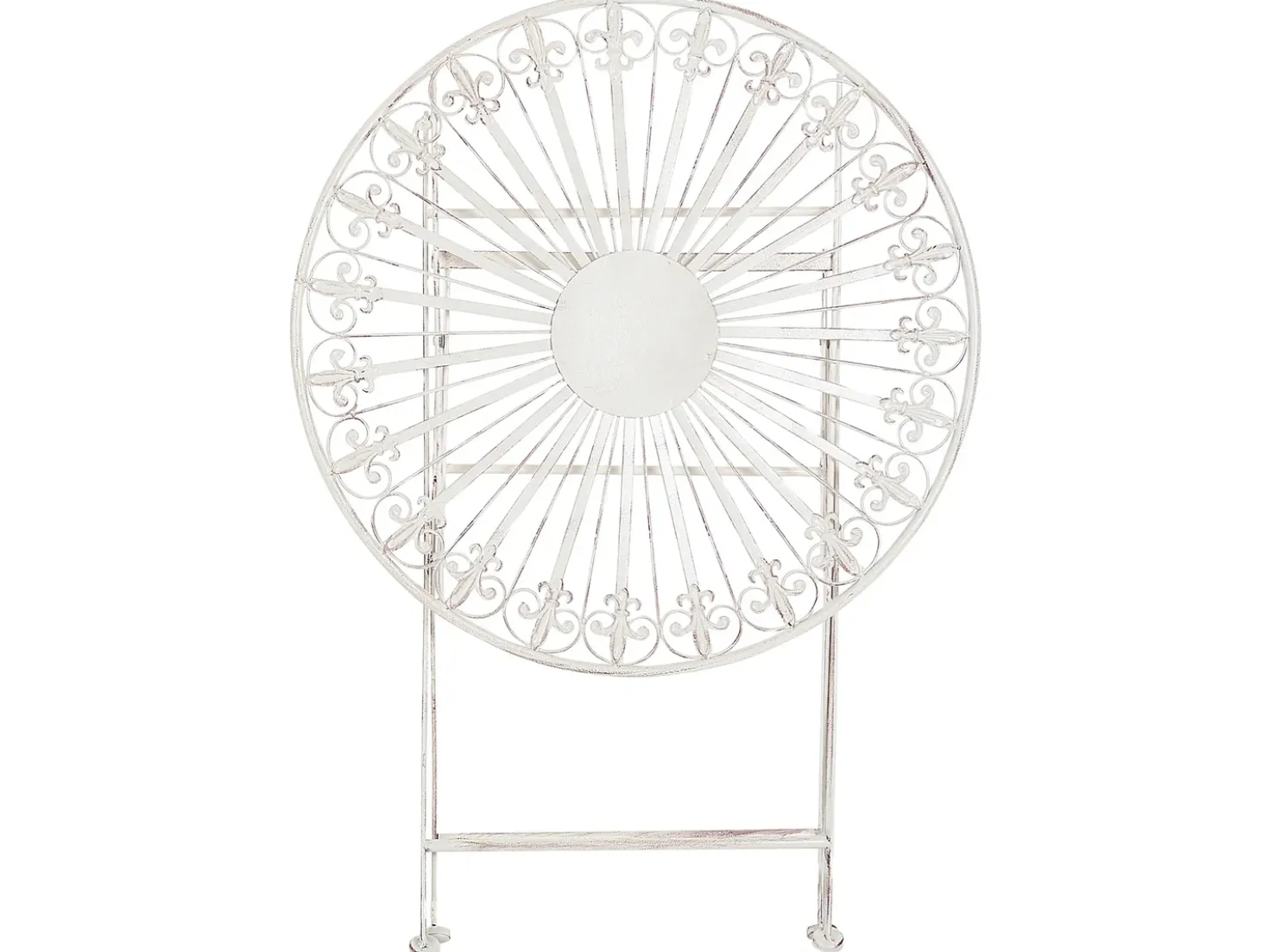 Tavolino Bistrot SCAFA 70 cm 70 cm Metallo Bianco