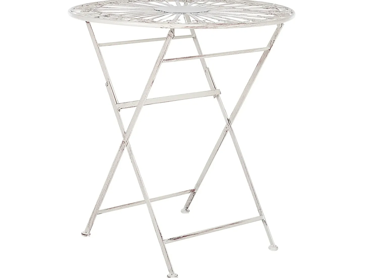 Tavolino Bistrot SCAFA 70 cm 70 cm Metallo Bianco