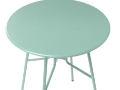 Tavolino Bistrot TALTAL 64 cm 64 cm Metallo Verde chiaro