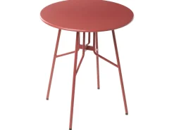 Tavolino Bistrot TALTAL 64 cm 64 cm Metallo Rosso