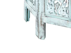 Tavolino BORAI Legno di mango Azzurro