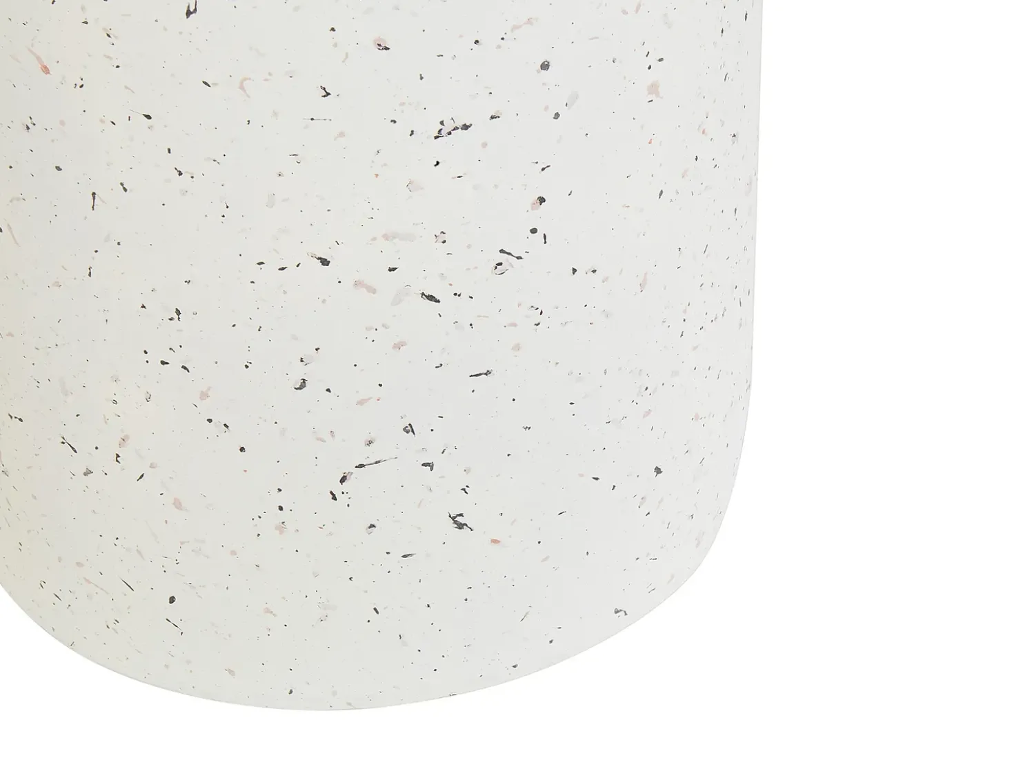 Tavolino CADINI 33 cm 33 cm Effetto terrazzo Terrazzo Bianco