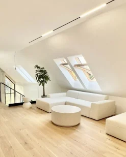 Tavolino CAORIA 40 cm 40 cm Effetto terrazzo Terrazzo Bianco