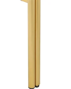 Tavolino consolle LOVELL Vetro temperato Oro