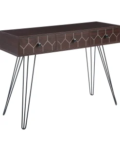Tavolino consolle MALSALA Marrone scuro