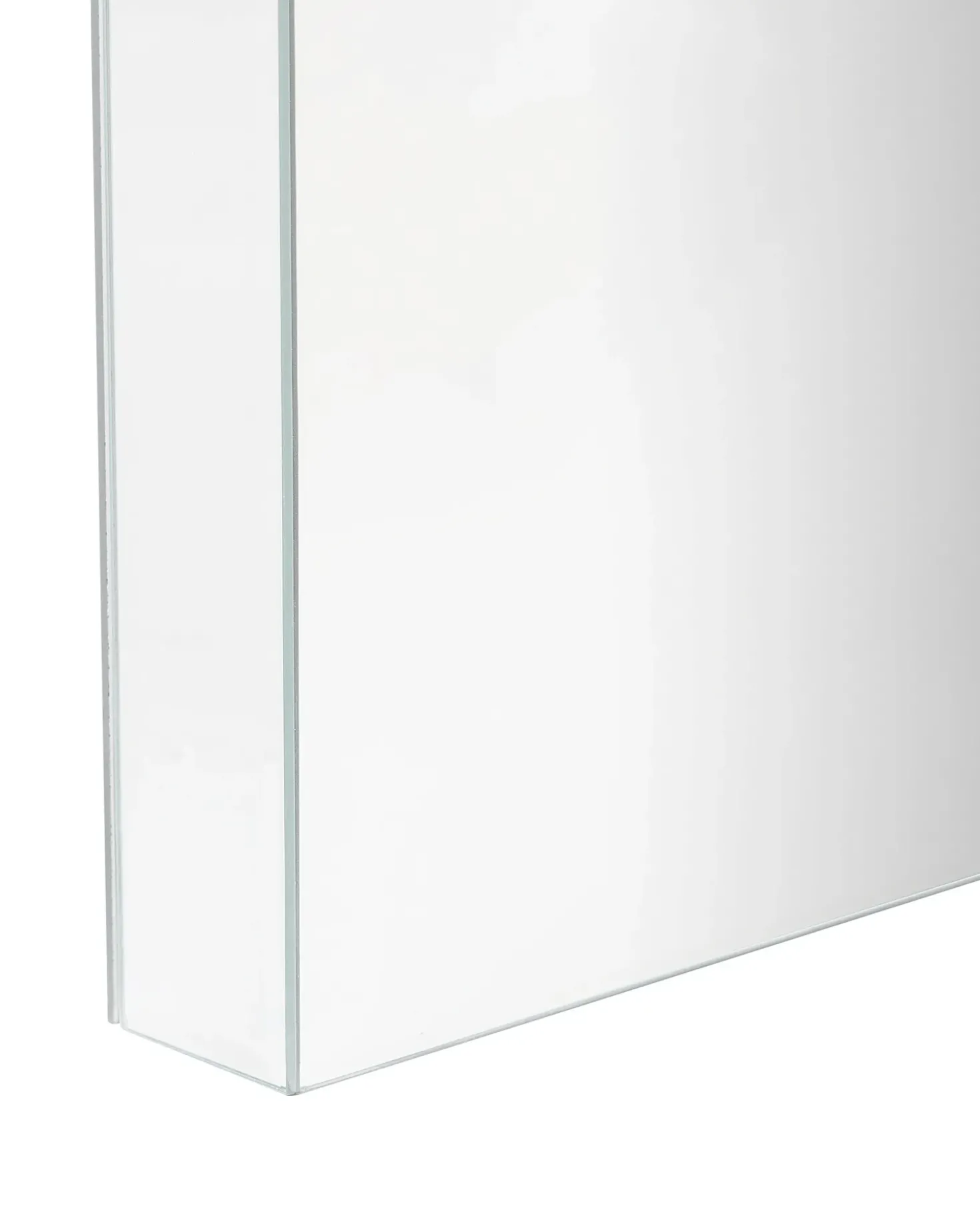 Tavolino consolle MARLE Argento specchiato