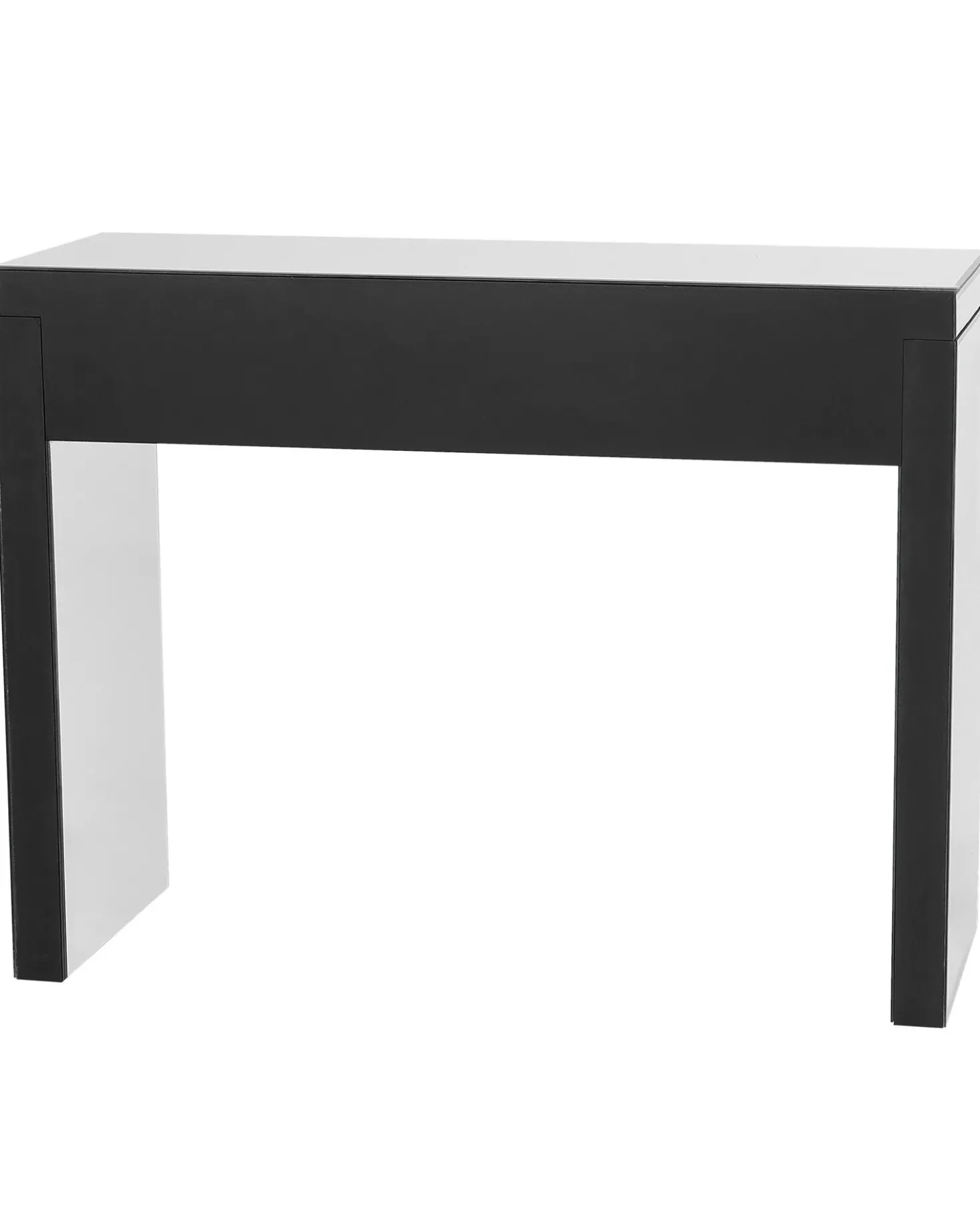 Tavolino consolle MARLE Argento specchiato